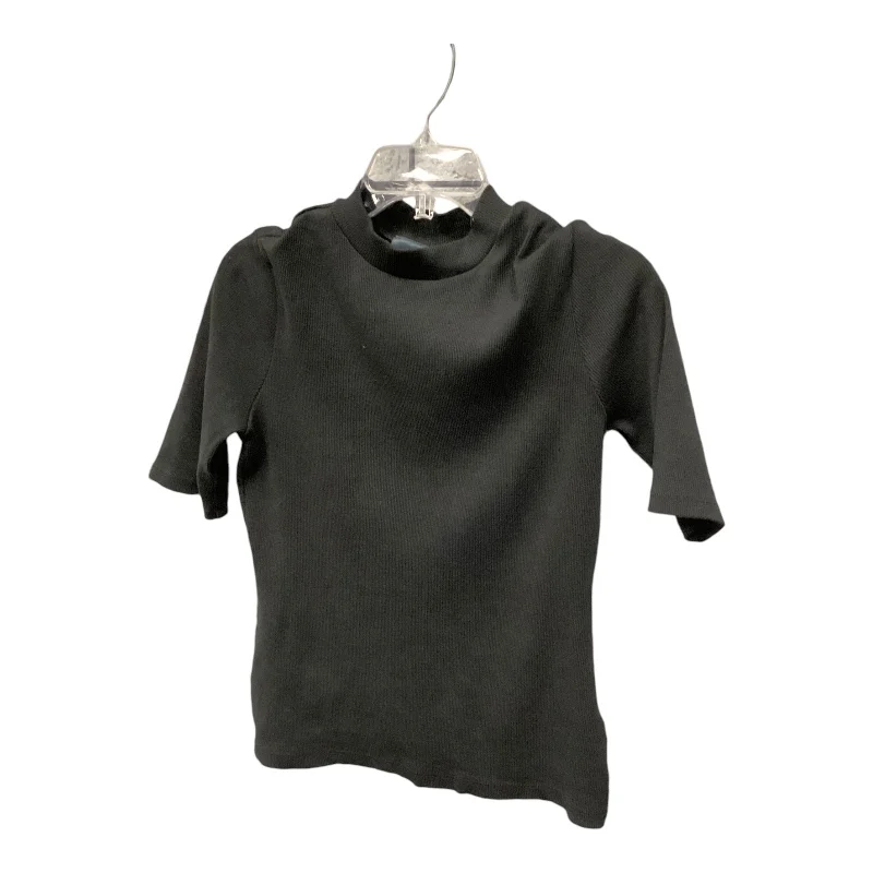 Top Short Sleeve By Maeve In Black, Size: S