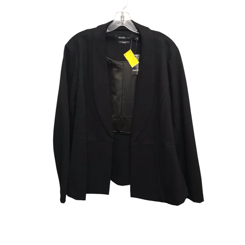 Blazer By Torrid In Black, Size:3X