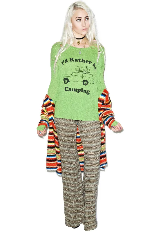 Rather Be Camping Runaway Long-Sleeve Tee