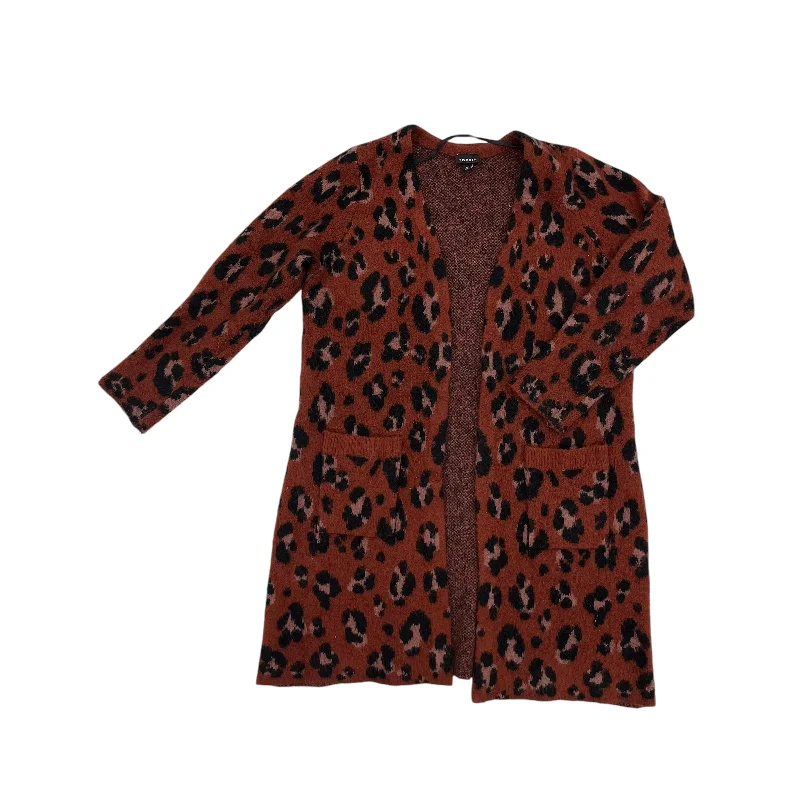 Sweater Cardigan By Torrid In Animal Print, Size:M