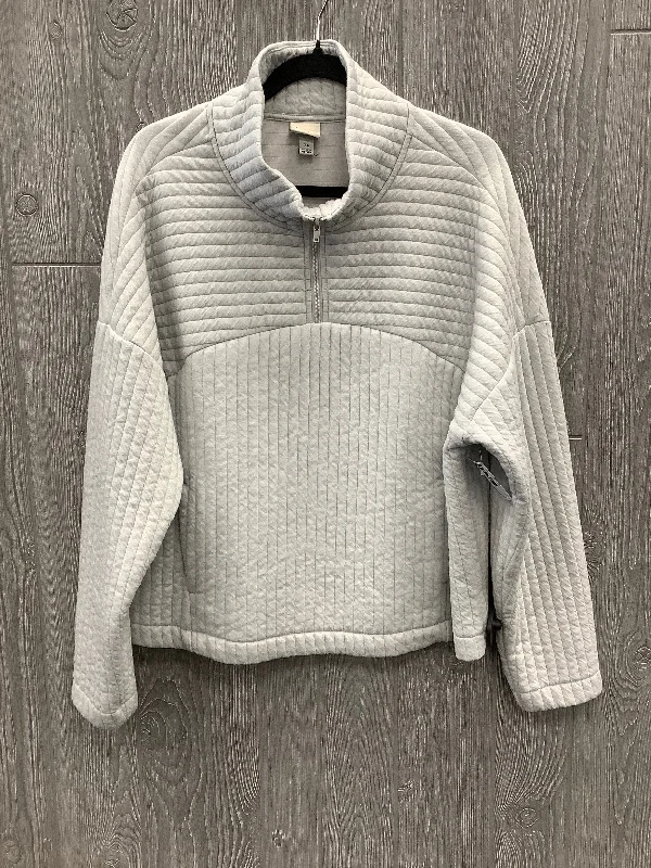 Sweatshirt Collar By A New Day In Grey, Size: Xl