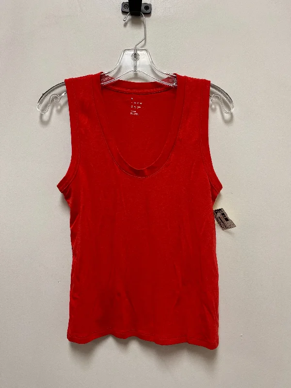 Top Sleeveless By A New Day In Red, Size: L