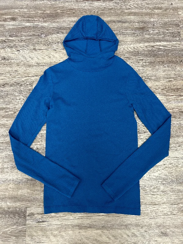 Athletic Sweatshirt Hoodie By Athleta In Blue, Size: S