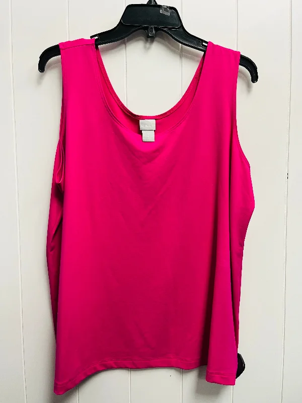 Top Sleeveless Basic By Chicos In Purple, Size: 1x