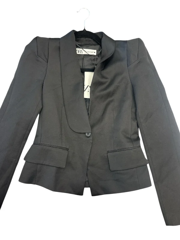 Blazer By Zara In Black, Size: Xs