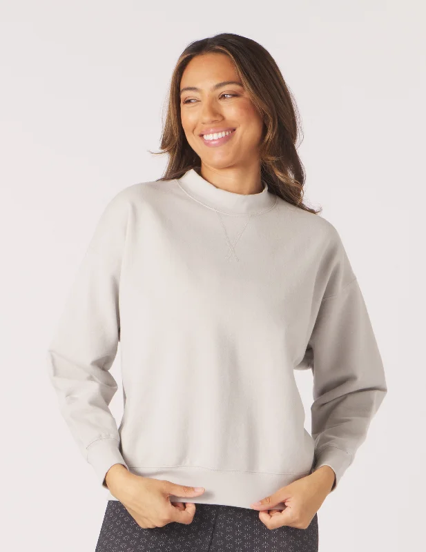 Vintage Oversized Crew: Ash Grey