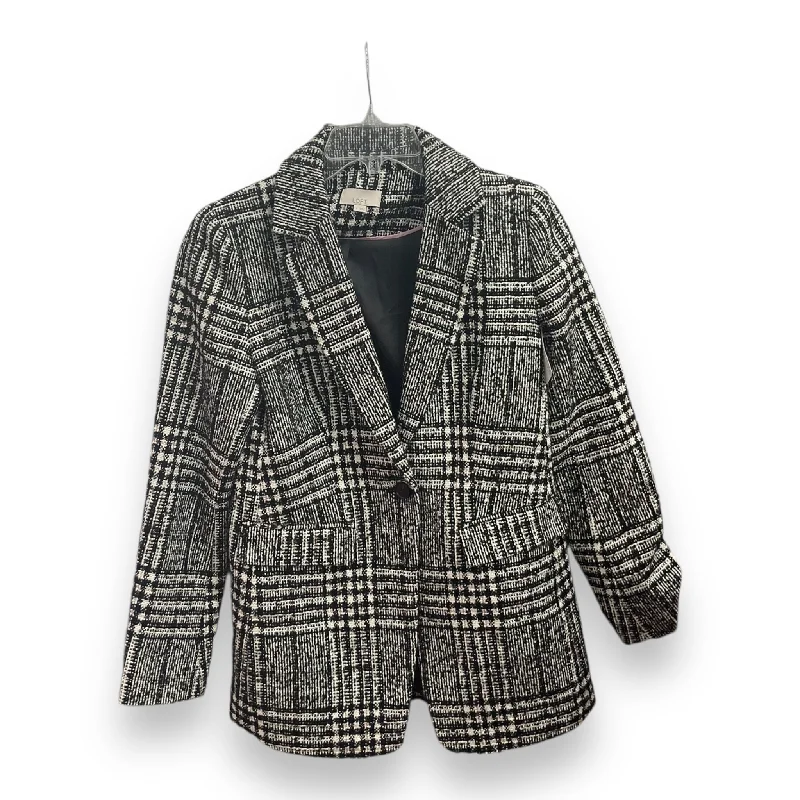 Blazer By Loft In Plaid Pattern, Size: Xs