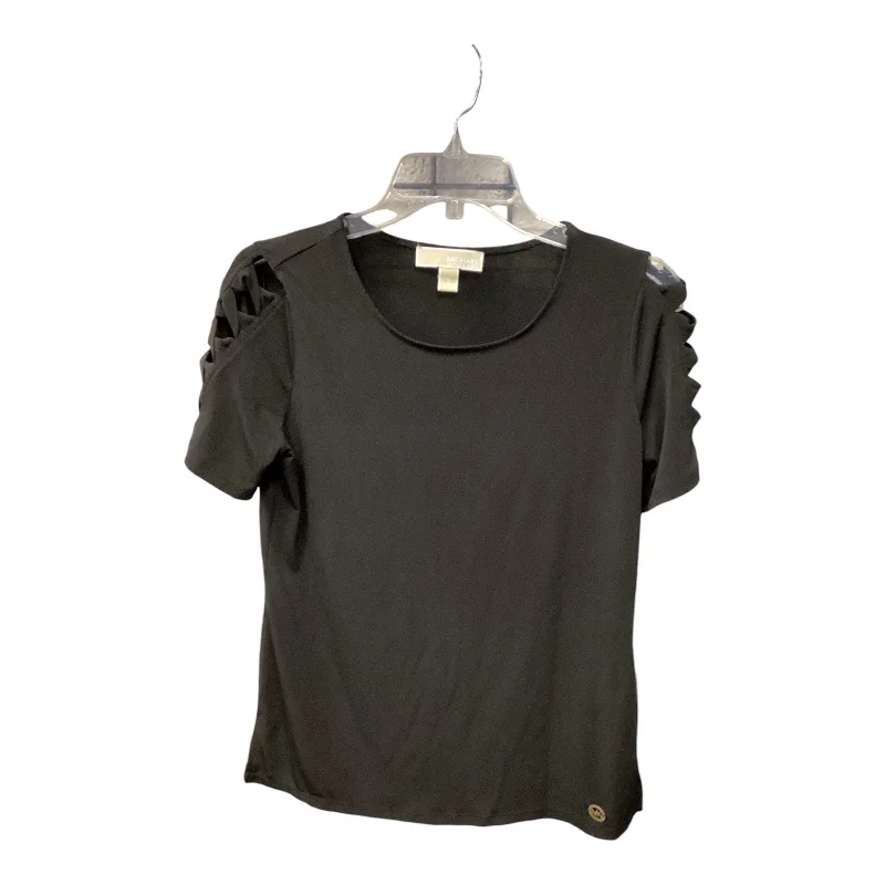 Top Short Sleeve By Michael By Michael Kors In Black, Size: S