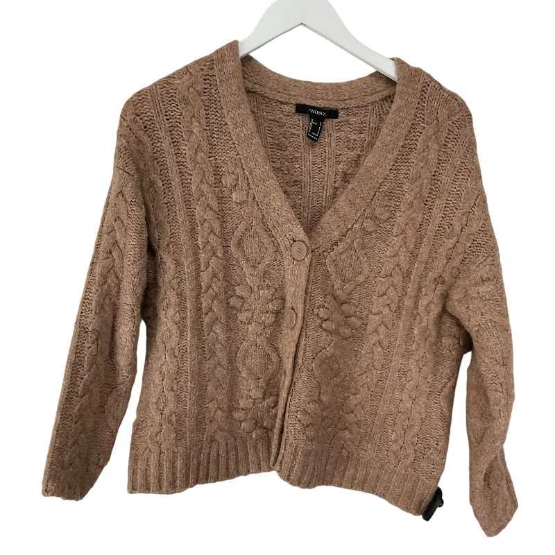 Sweater Cardigan By 1.state In Brown, Size: S