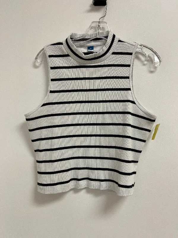 Top Sleeveless By Old Navy In White, Size: Xl