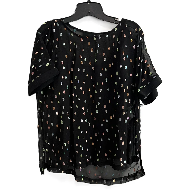 Top Short Sleeve By ELK In Black, Size: 2