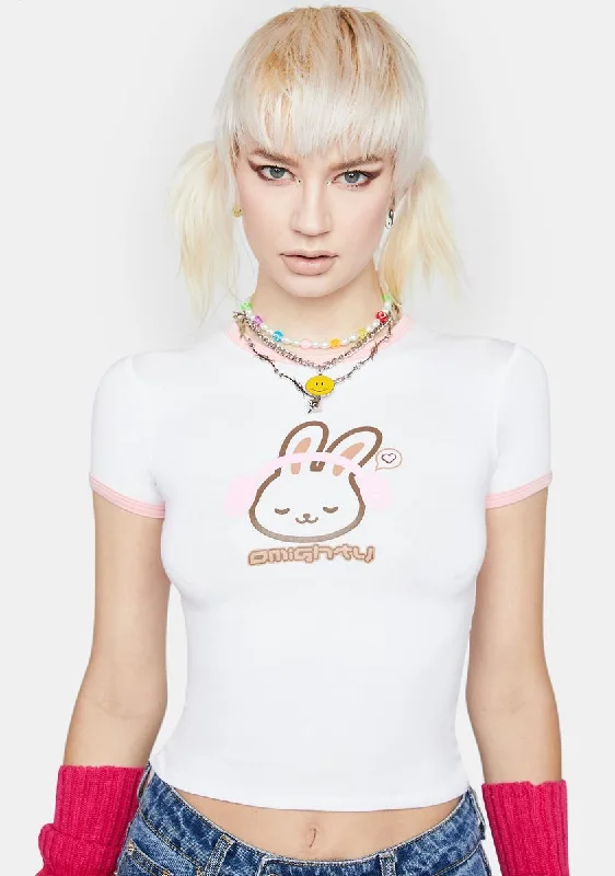 Bunny Logo Ringer Tee