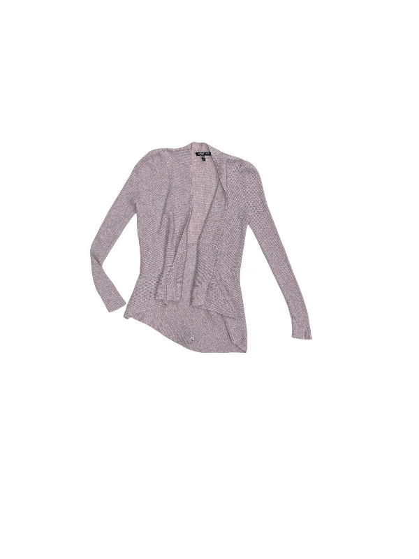 Sweater Cardigan By Eileen Fisher In Purple, Size: Xs