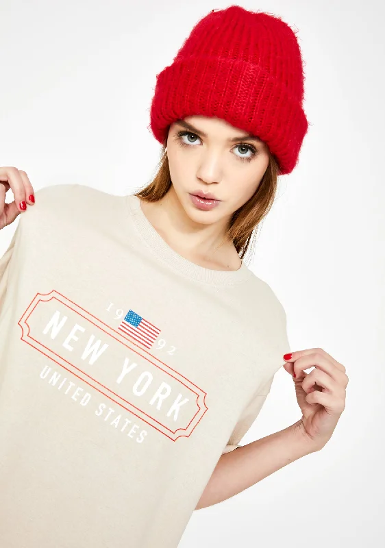 New York Graphic Boyfriend Tee