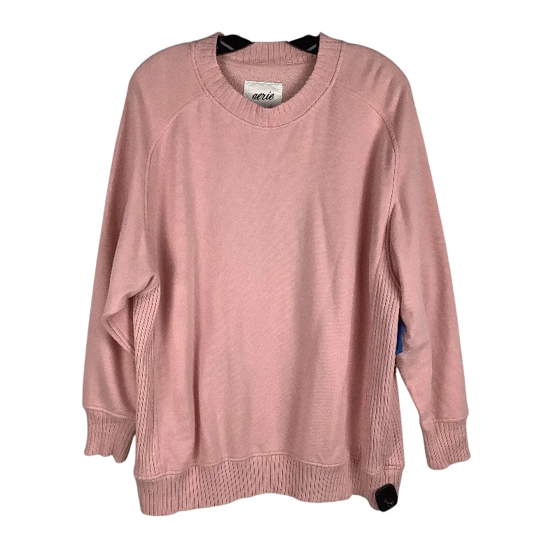 Sweatshirt Crewneck By Aerie In Pink, Size: S