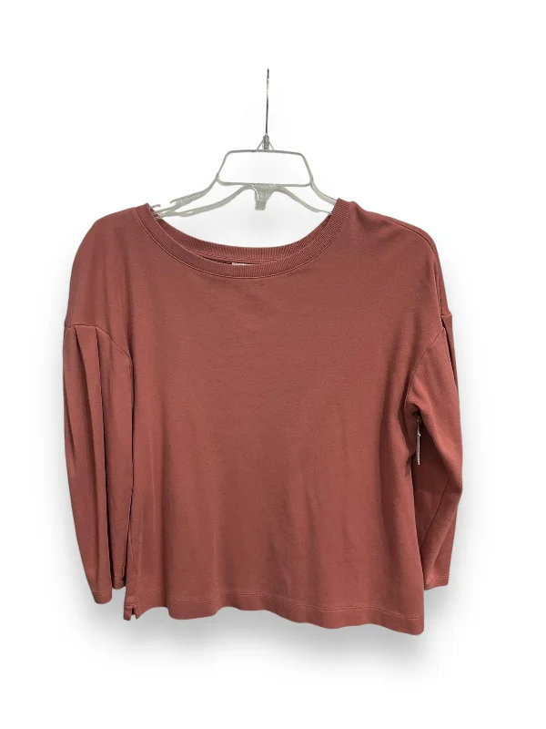 Top Long Sleeve By Daily Ritual In Pink, Size: M