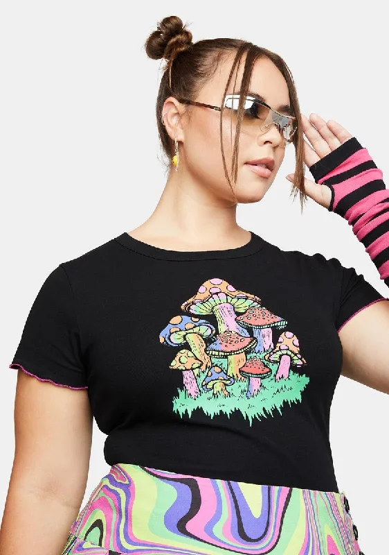 Plus Mind Trip Graphic Baby Tee