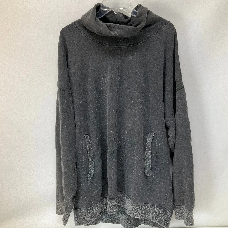 Grey Sweatshirt Hoodie Free People, Size M