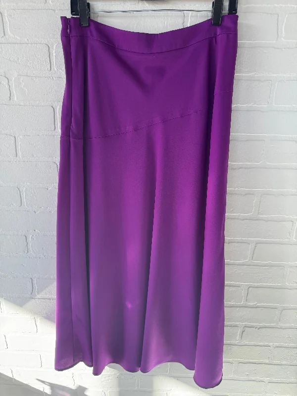 Skirt Maxi By Banana Republic In Purple, Size: 10