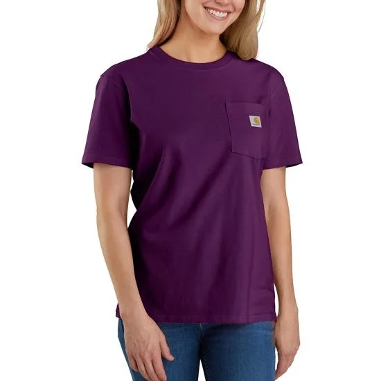 Women's Loose Fit Heavyweight Short-Sleeve Pocket T-Shirt