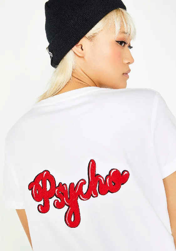 Psycho Embroidered Tee