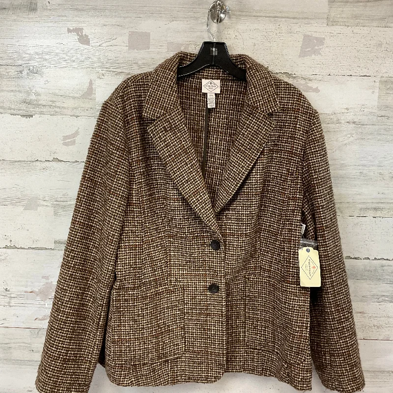 Blazer By St Johns Bay In Brown, Size: Xxl