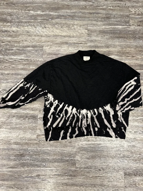 Sweatshirt Crewneck By Electric & Rose In Tie Dye Print, Size: S