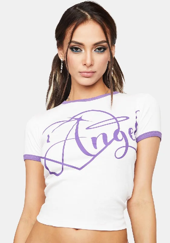 Angel Ringer Baby Tee