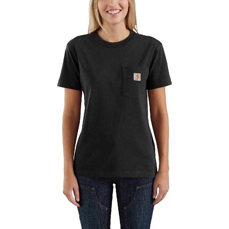 Women's Loose Fit Heavyweight Short-Sleeve Pocket T-Shirt