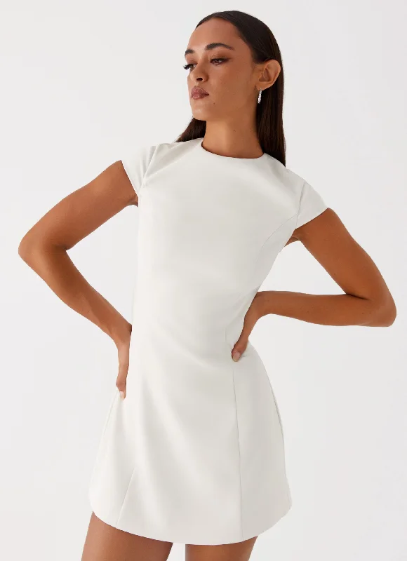 Harriet Mini Dress - Off White