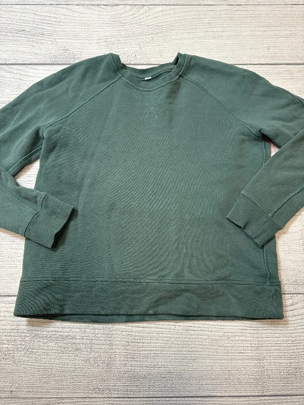 Athletic Sweatshirt Crewneck By Lululemon In Green, Size: S