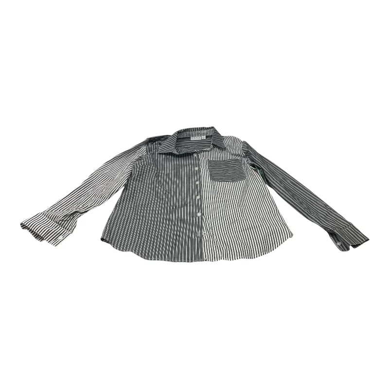 Top Long Sleeve By Joan Rivers In Striped Pattern, Size: S