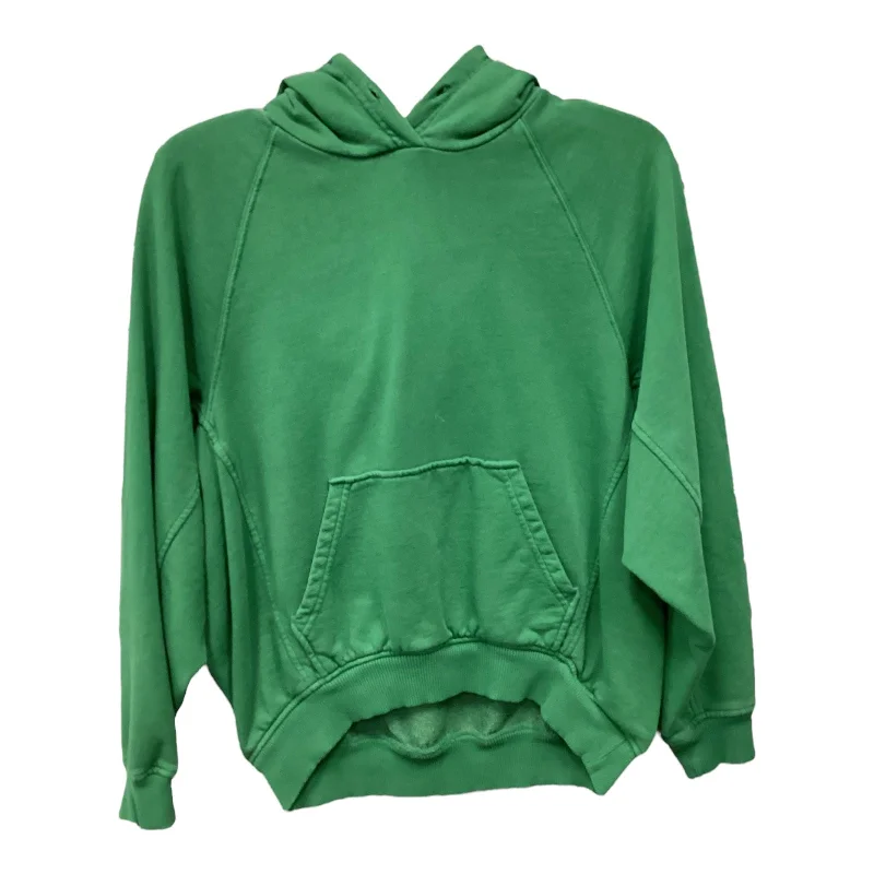 Sweatshirt Hoodie By Madewell In Green, Size: Xs