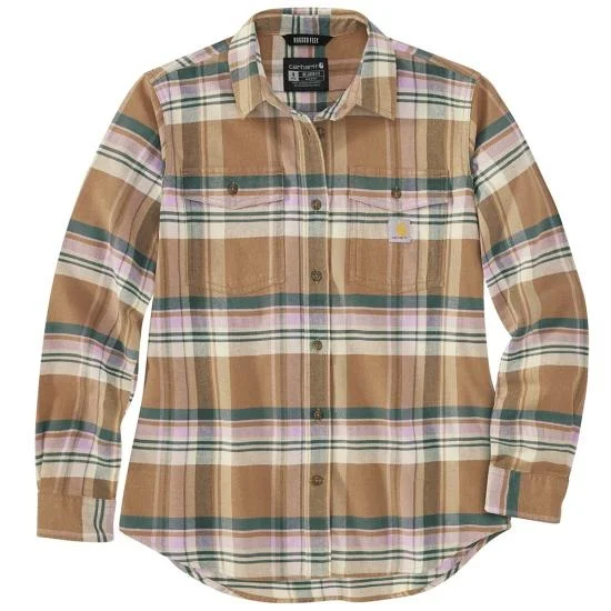 Women's TENCEL™ Fiber Series Relaxed Fit Long-Sleeve Flannel Shirt