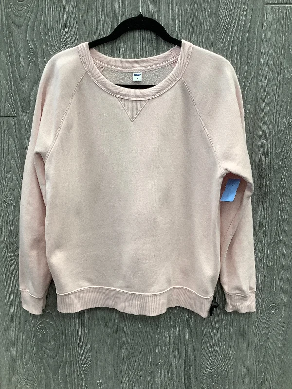 Sweatshirt Crewneck By Old Navy In Pink, Size: M