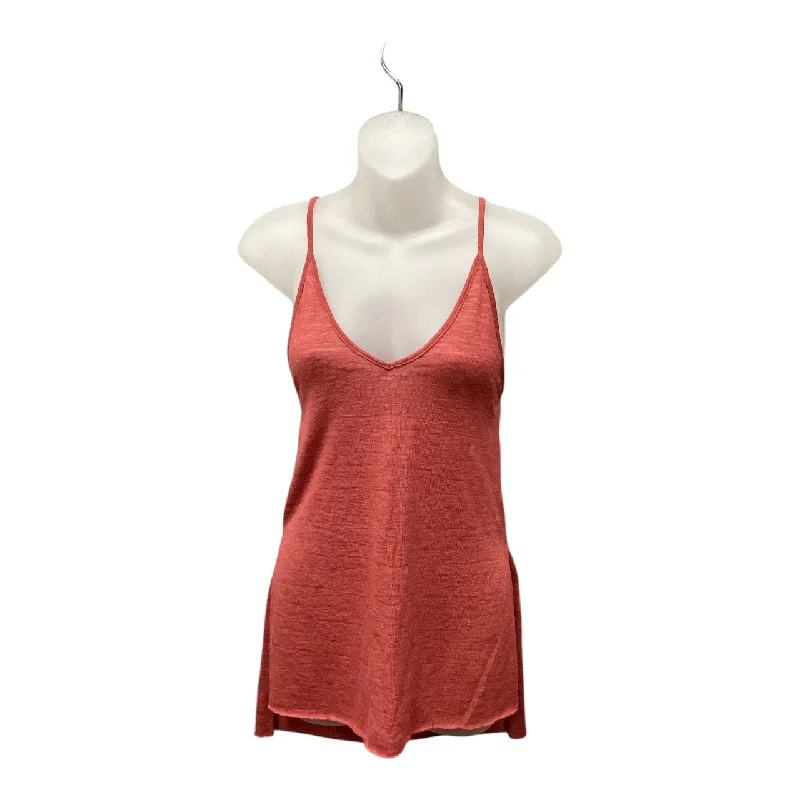 Top Sleeveless Basic By Project Social Tee In Orange, Size: S