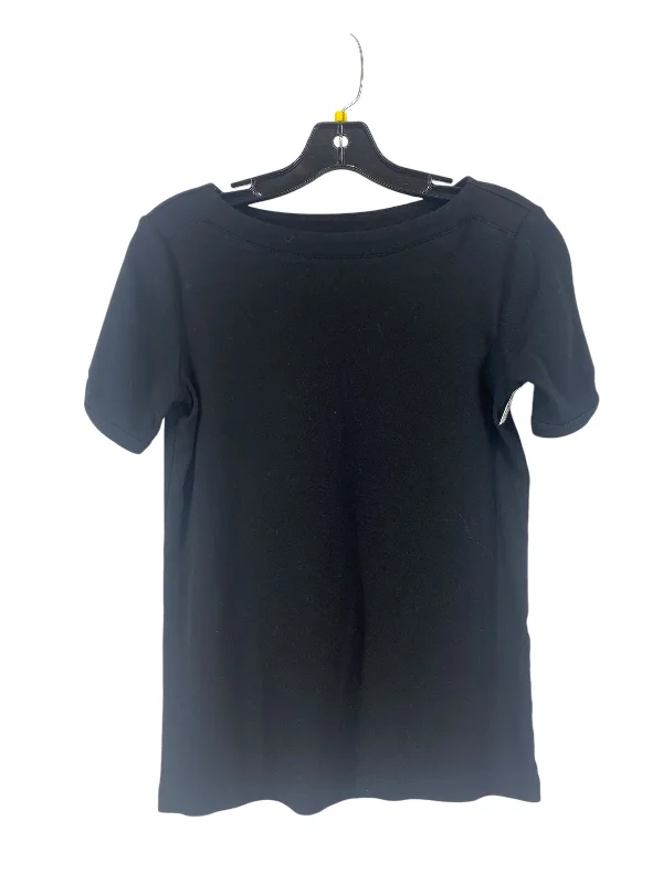 Top Short Sleeve By Chicos In Black, Size: Xs