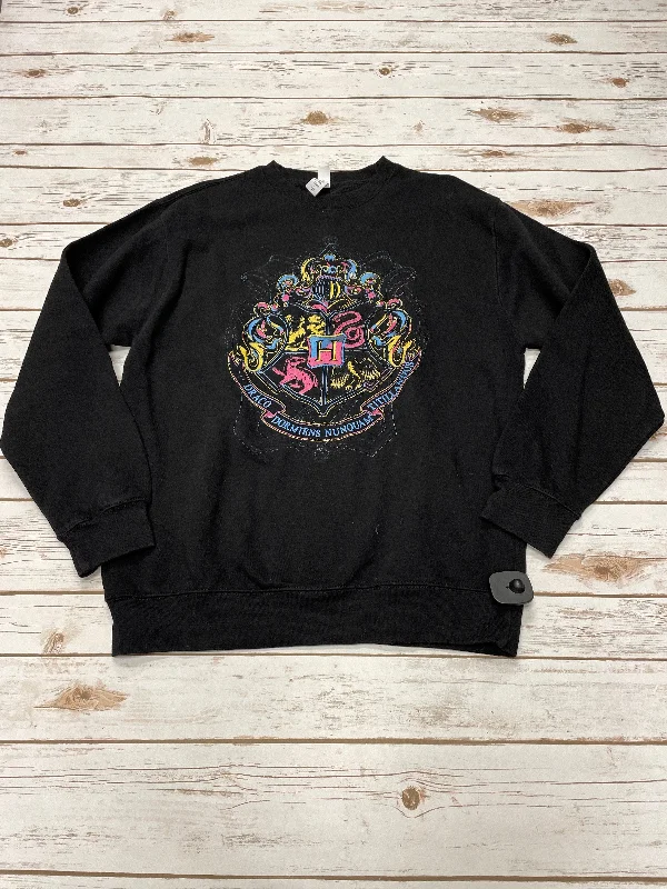 Sweatshirt Crewneck By Cme In Black, Size: L