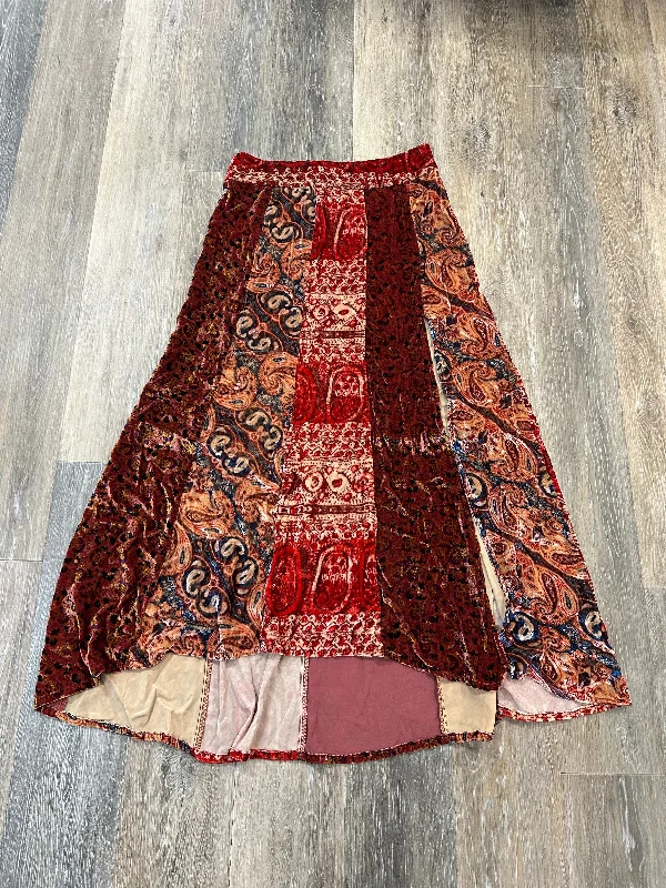 Skirt Maxi By Free People In Multi-colored, Size: 4