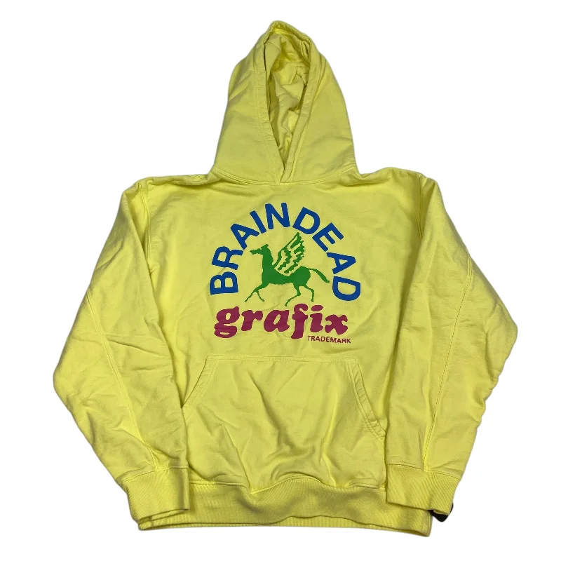 Sweatshirt Hoodie By Brain-Dead)) In Green, Size: M