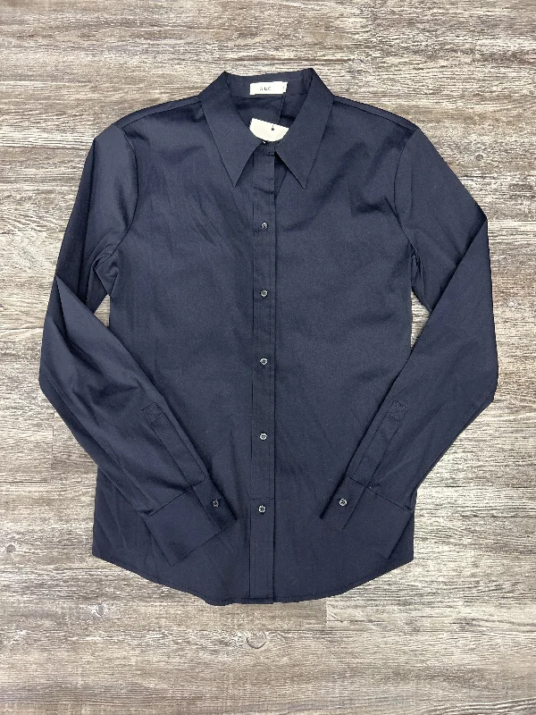 Top Long Sleeve By Alc In Navy, Size: S