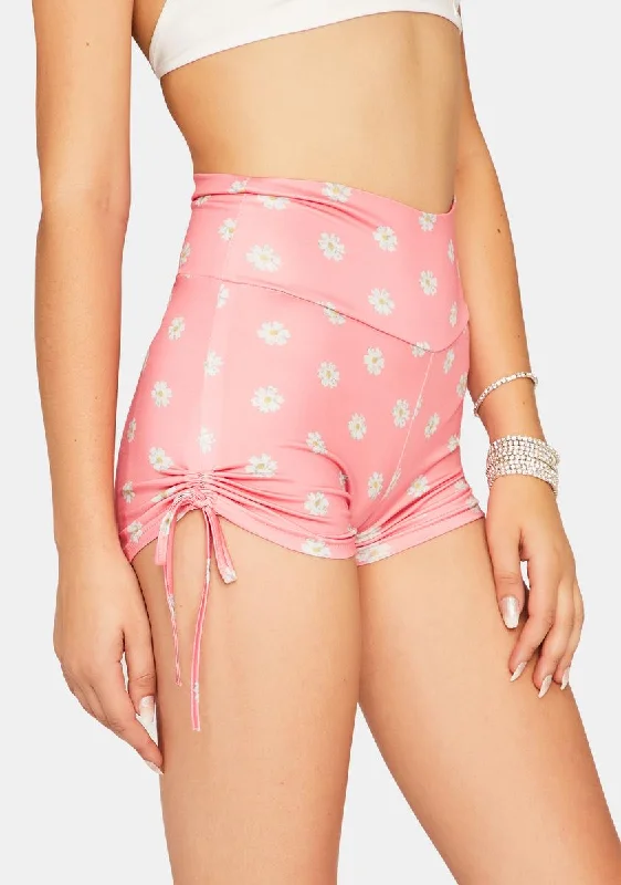 Sweet Summer Secrets Ruched Shorts