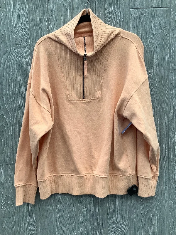 Sweatshirt Collar By Maurices In Orange, Size: L