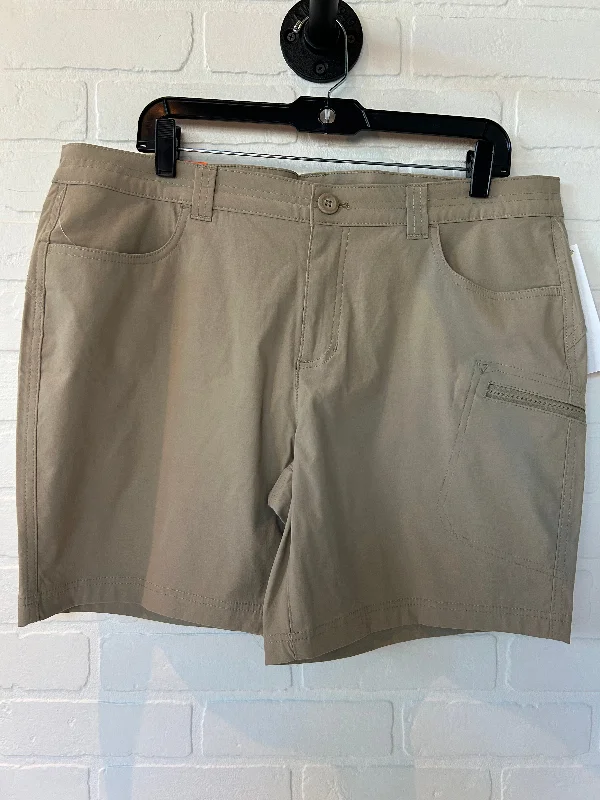 Shorts By Eddie Bauer In Tan, Size: 16