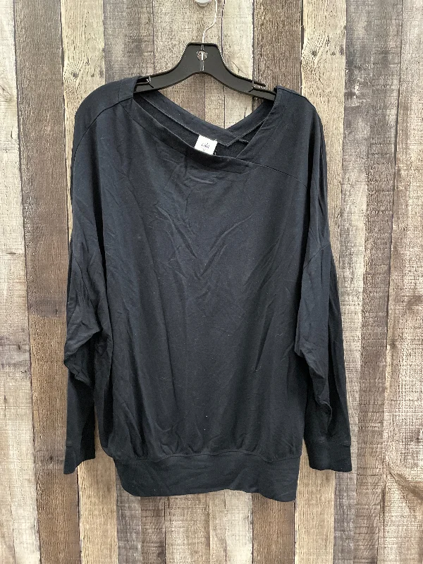 Top Long Sleeve By Cabi In Black, Size: M