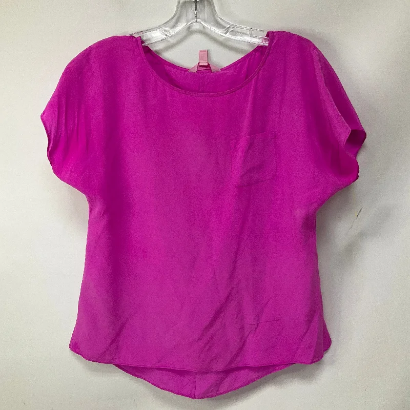 Top Short Sleeve By Lilly Pulitzer In Purple, Size: S