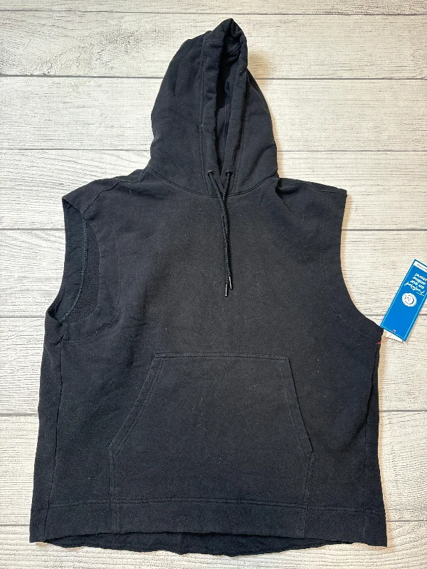 Athletic Sweatshirt Hoodie By Athleta In Black, Size: M