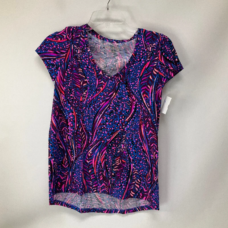 Top Short Sleeve Basic By Lilly Pulitzer In Multi-colored, Size: Xxs