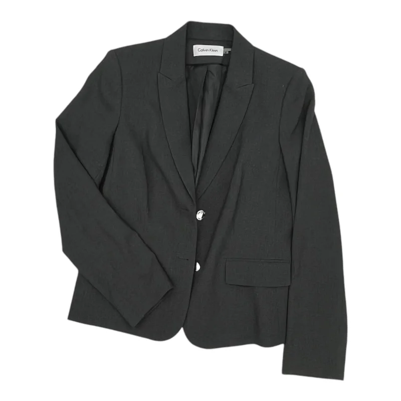 Blazer By Calvin Klein In Grey, Size:M