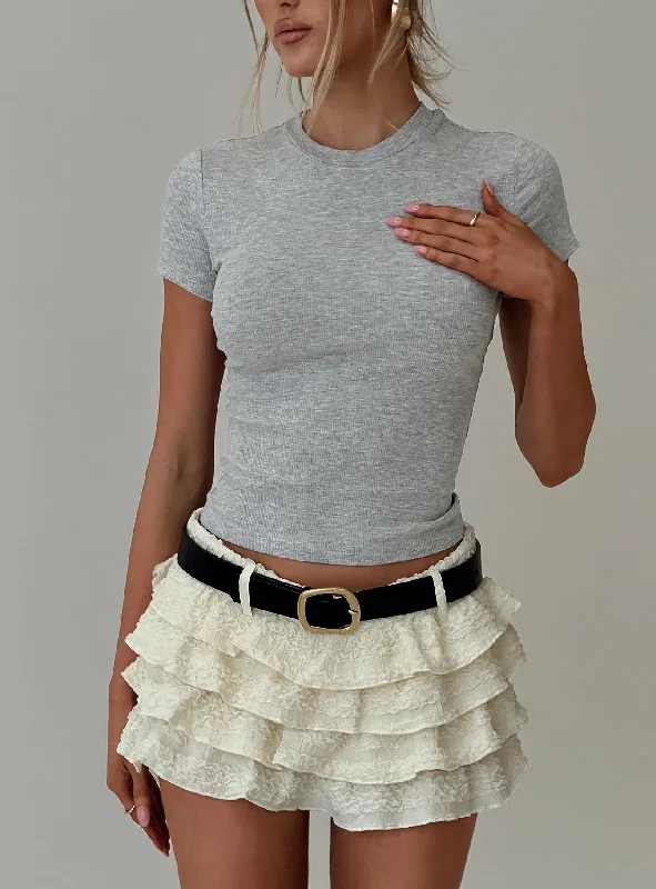 Match Point Mini Skort Porcelain